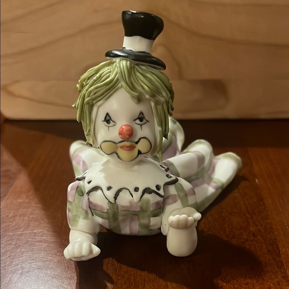 Vintage ARTE Porcelain Baby Clown Designed by JS Collection